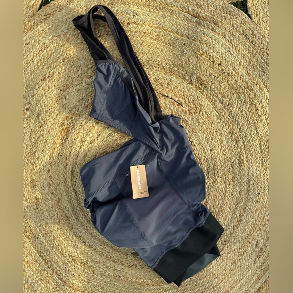 Patagonia Women’s Small New NWT Endless Ride Liner Bibs - Smolder Blue - Picture 2 of 7